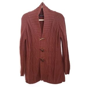 Concepts Cardigan Sweater S Small Brown